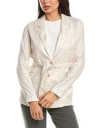 Tahari - Notch Collar Jacket - Lyst