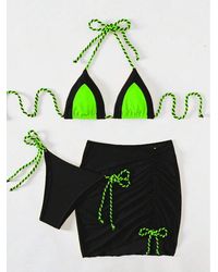 TRUEDAMES - 3 Piece Bikini Swimsuit Split Swimsuit Bikini - Lyst