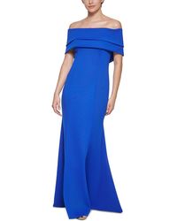 Vince Camuto - Drapey Long Evening Dress - Lyst