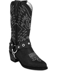 Urbnkicks - Cowboy Leather Boots By - Lyst