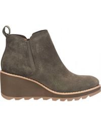 Söfft - Emma Suede Wedge Bootie - Lyst