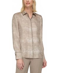 Lafayette 148 New York - Scottie Button Down Blouse - Lyst