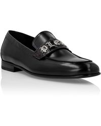Philipp Plein - Croco Printed Leather Loafers - Lyst