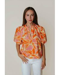 Laroque - Alix Ruffled Neckline Blouse - Lyst