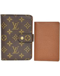 Louis Vuitton - Porte Papiers Zippé Canvas Wallet (pre-owned) - Lyst