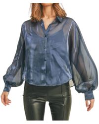 ..,merci - Organza Button Down Shirt - Lyst