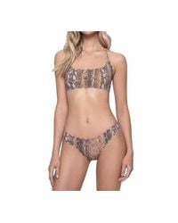 PQ Swim - Kaa Reversible Seamless Wave Top - Lyst