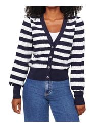 Isla - Sofia Pointelle Vee Cardigan - Lyst