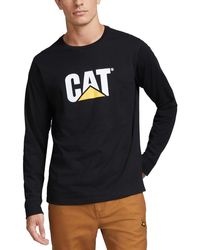 Caterpillar - Cotton Long Sleeves T-shirt - Lyst