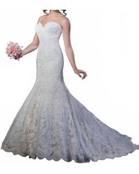 Karelina Sposa - Trumpet Fit And Flare Dress - Lyst