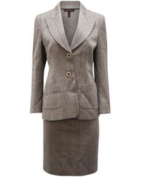 ESCADA - Two Piece Plaid Suit And Skirt - Lyst