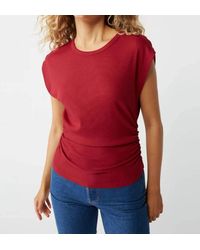 Michael Stars - Joni Power Shoulder Tee - Lyst