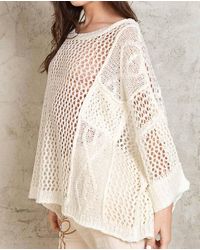 Pol - Contrast Knit Spring Sweater - Lyst