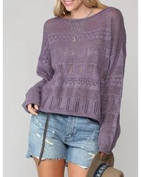 Bestto - Open-Knit Cotton-Blend Sweater - Lyst