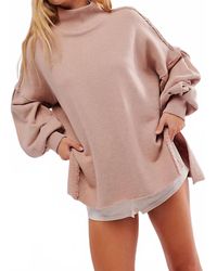 Free People - Wonderful Pullover Sweater - Lyst