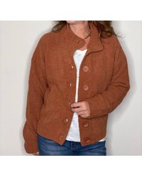 Hello Nite - Plush Button Jacket - Lyst