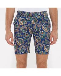 Postmarc - Paisley Woven Printed Shorts - Lyst
