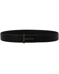Tom Ford - 'T' Reversible Belt - Lyst