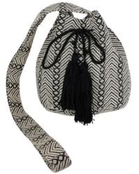 Fashnzfab - Geometric Pattern Bucket Bag - Lyst