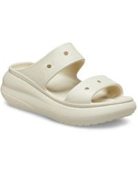 Crocs™ - Classic Crush 207670-2Y2 Sandal Bone Slip On Platform Jax1188 - Lyst