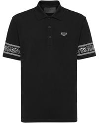 Philipp Plein - Polo Shirt Paisley Gothic Plein - Lyst