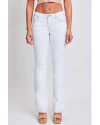YMI - Heavy Stitch Mid-Rise Bootcut Jeans - Lyst