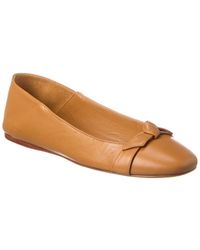 Alexandre Birman - Clarita Collapsible Leather Flat - Lyst