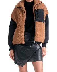 Elan - Zoe Faux Fur Jacket - Lyst