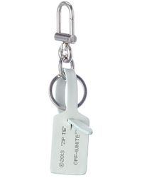 Off-White c/o Virgil Abloh Zip Tie Leather Key Ring - Green