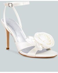 Rag & Co - Chaumet Rose Bow Embellished Sandals - Lyst