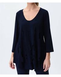 Joseph Ribkoff - V-Neck Long Sleeve Tunic Top - Lyst