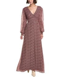 Ba&sh - Keira Silk-Blend Maxi Dress - Lyst
