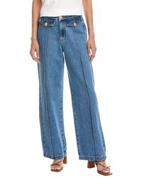 Blank NYC - Hands Down Medium High-Rise Wide Leg Jean - Lyst