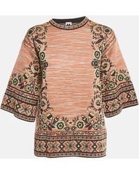 Missoni - Floral Pattern Knit Top - Lyst