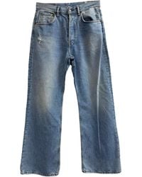 Acne Studios - Distressed Wide-Leg Jeans - Lyst