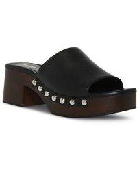 Madden Girl - Hilly Faux Leather Studded Platform Sandals - Lyst