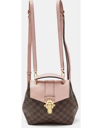 Louis Vuitton - Magnolia Damier Ebene Canvas And Leather Clapton Backpack - Lyst