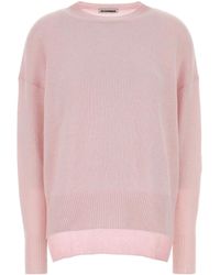 Jil Sander - Pastel Cashmere Crewneck Sweater - Lyst