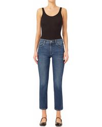 DL1961 - Mila Cigarette Mid Rise Jean - Lyst