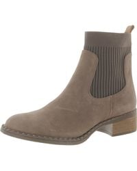 Cole Haan - River Chelsea Suede Round Toe Ankle Boots - Lyst