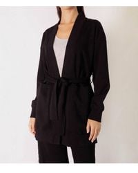 P.Cill - Butter Modal Ribbed Contrast Robe - Lyst
