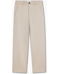 Ami Paris - Straight Chino Trousers - Lyst