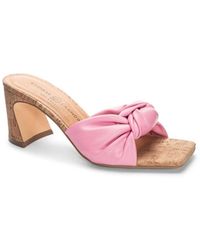 Chinese Laundry - Knotted Cork Chunky Heel - Lyst