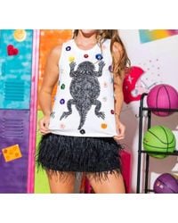 Queen Of Sparkles - Frog Flower Tee - Lyst