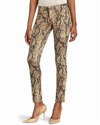 DL1961 - Emma Slither Print Legging Skinny Jeans - Lyst