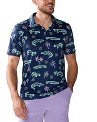 Chubbies - The Neon Glade Performance Polo 2.0 Shirt Graphic Print Dsgl76 - Lyst