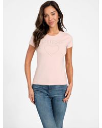 Guess - Eco Deedee Beaded Tee - Lyst