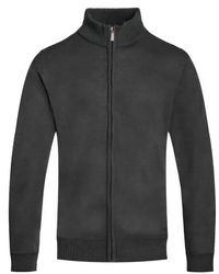 TRUEDAMES - Solid Full Zip Sweater - Lyst
