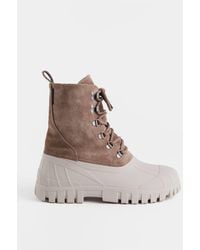 Stutterheim - Patrol Suede Combat Boots - Lyst