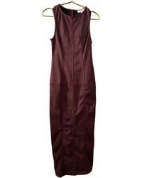 Klesis - Kendra Suede Midi Dress - Lyst